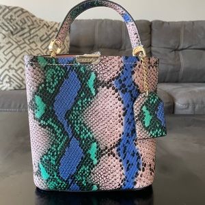 Aldo snake multicolored cross body